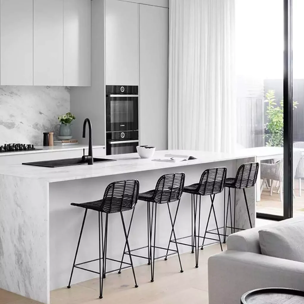 پرطرفدارترین طراحی داخلی آشپزخانه با رنگ سفید