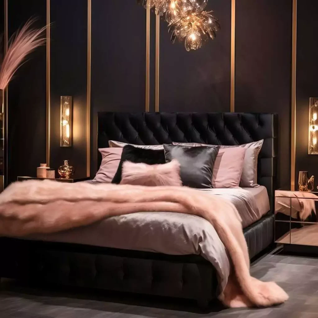 ایده های زیبا در استفاده از رنگ تیره در دیزاین داخلی اتاق خواب