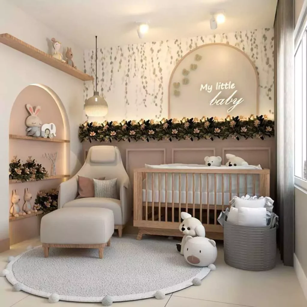 زیباترین دیزاین داخلی اتاق خواب نوزاد پسر