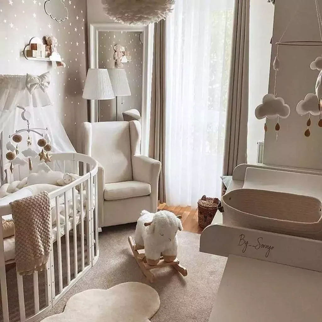 متفاوت ترین دیزاین داخلی اتاق خواب نوزاد پسر