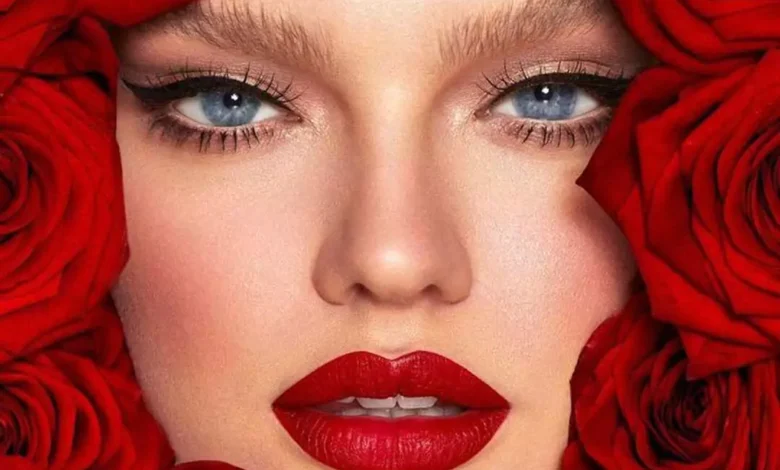 ناب ترین مدل های آرایش صورت با رژ قرمز