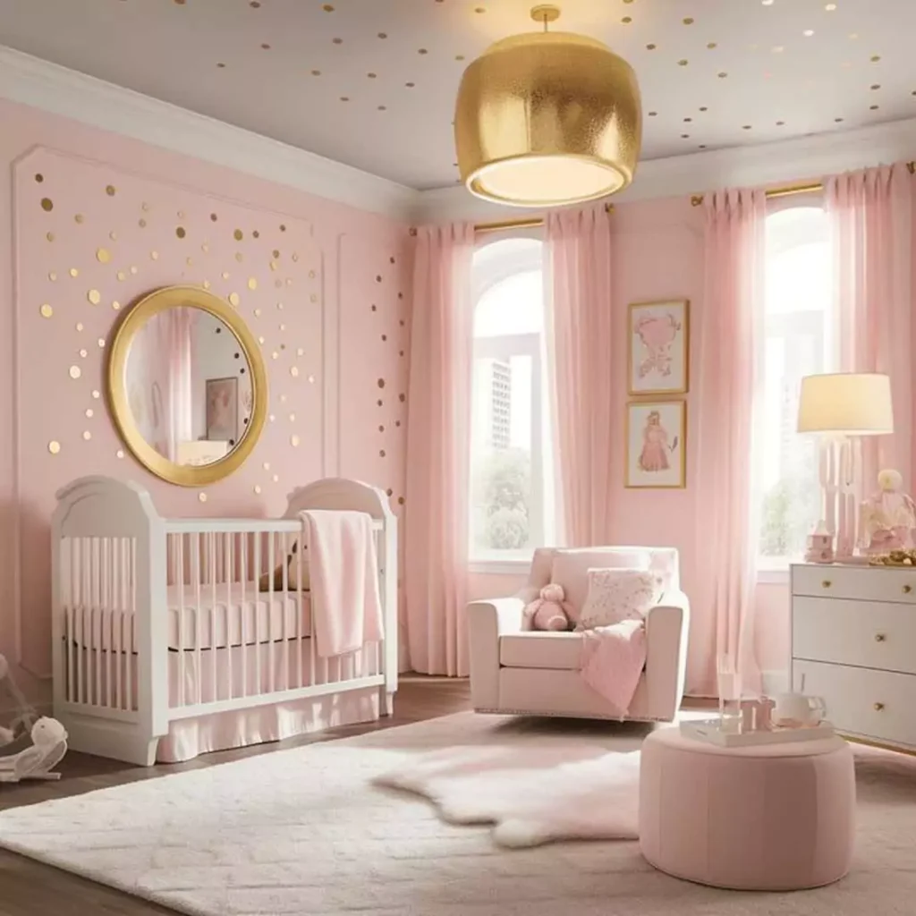 پرطرفدارترین دیزاین داخلی اتاق نوزاد دختر