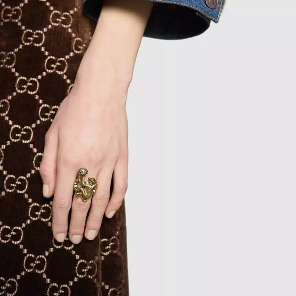 عالی ترین انگشترهای زنانه برند Gucci