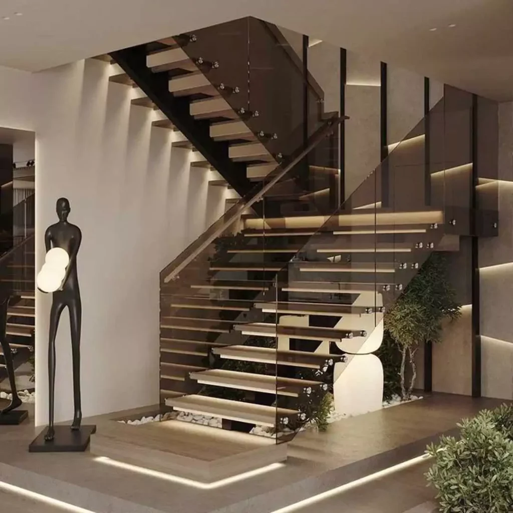 قشنگ ترین طراحی پله مدرن برای خانه های دوبلکس