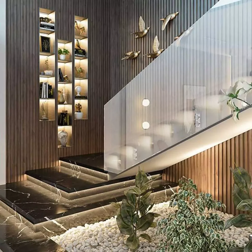 متفاوت ترین طراحی پله مدرن برای خانه های دوبلکس