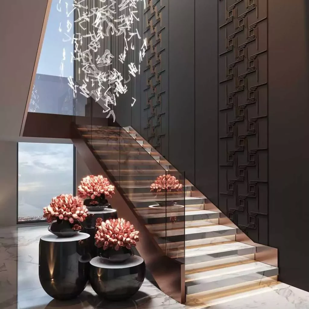 به روزترین طراحی پله مدرن برای خانه های دوبلکس
