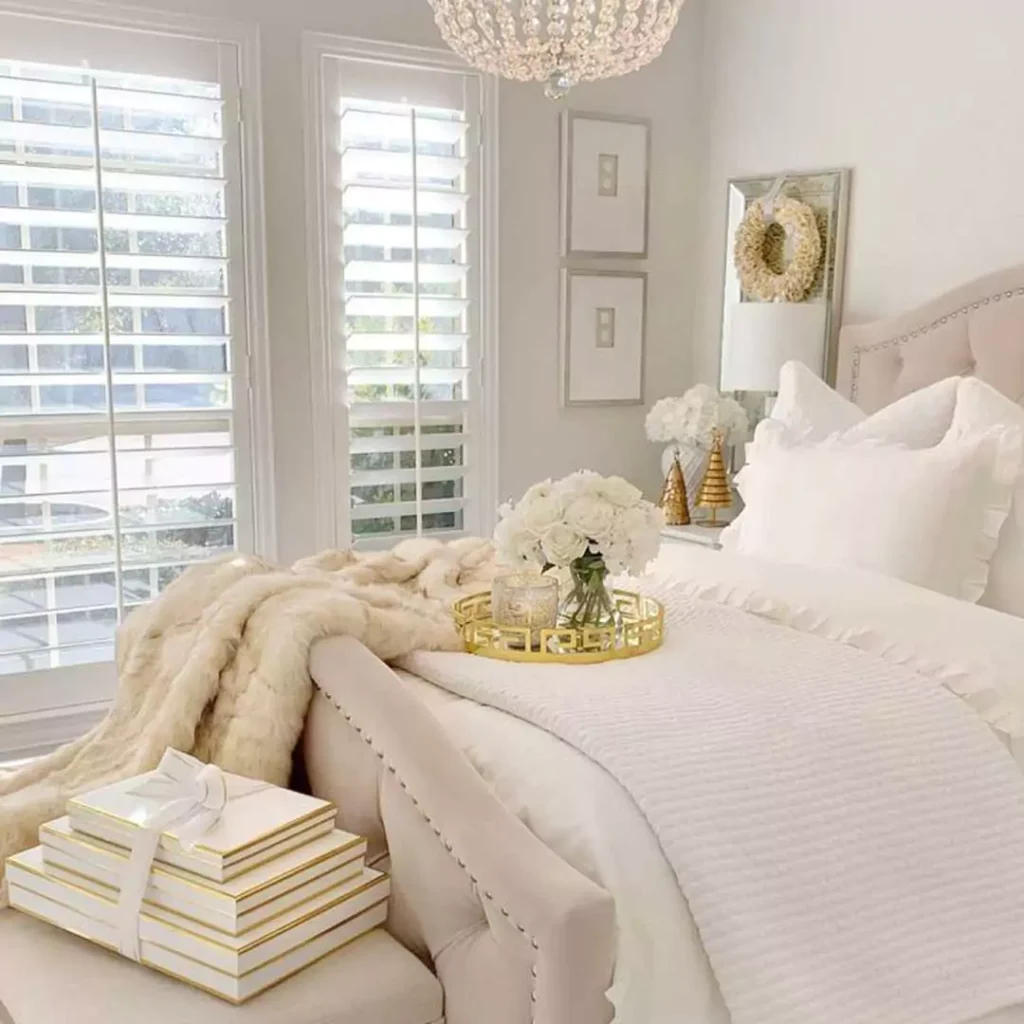 بهترین ایده های استفاده از رنگ سفید در دیزاین داخلی اتاق خواب