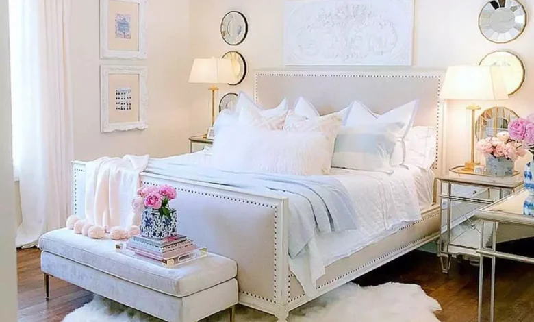 چشم نوازترین ایده های استفاده از رنگ سفید در دیزاین داخلی اتاق خواب