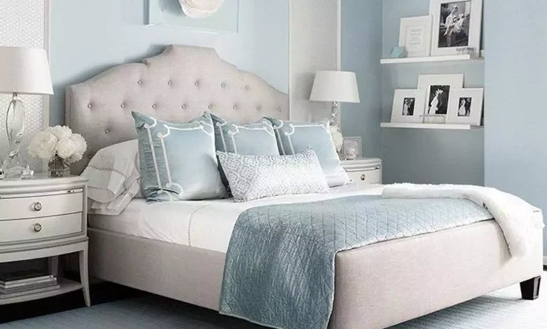 به روزترین ایده های استفاده از رنگ آبی در دیزاین اتاق خواب