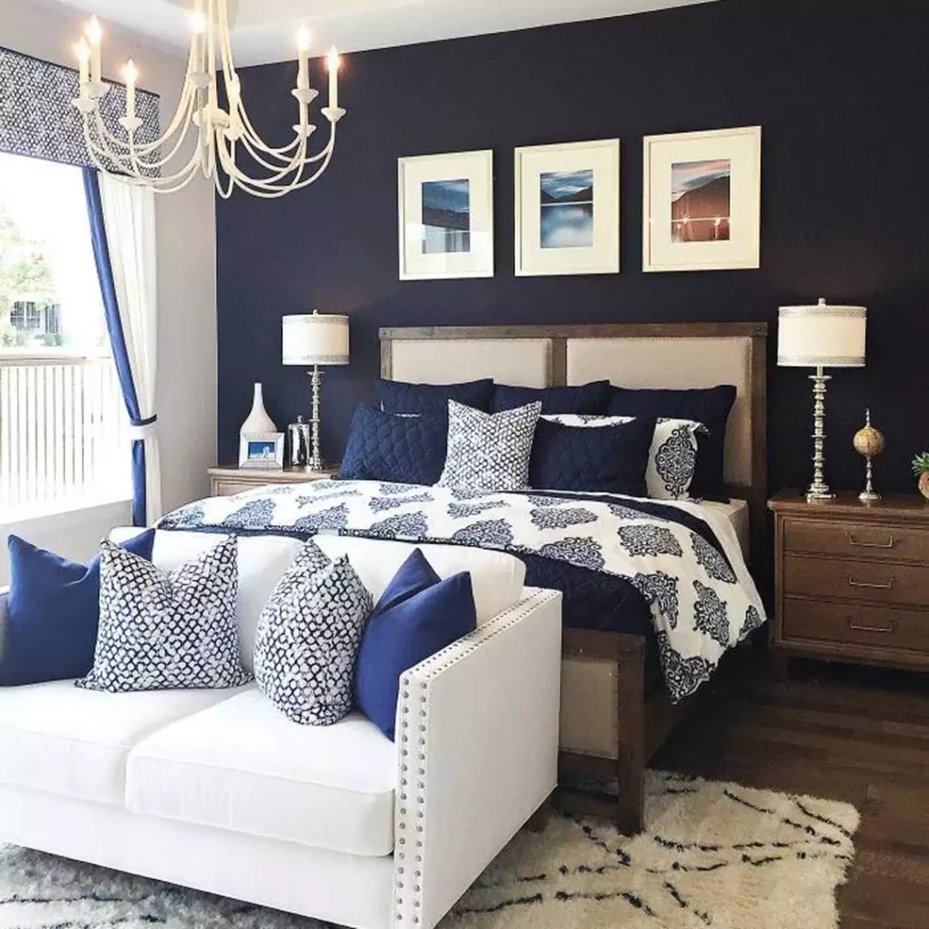جذاب ترین ایده های استفاده از رنگ آبی در دیزاین اتاق خواب