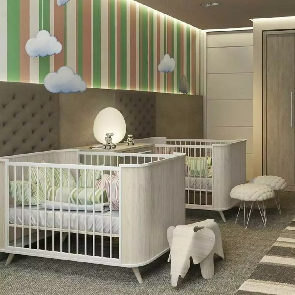 خاص ترین طراحی اتاق خواب نوزادان دوقلو 2023