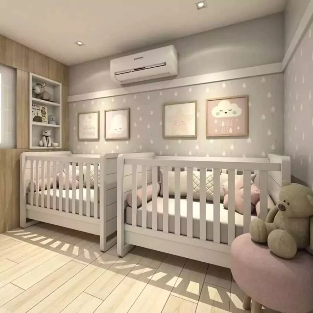 متفاوت ترین طراحی اتاق خواب نوزادان دوقلو 2023