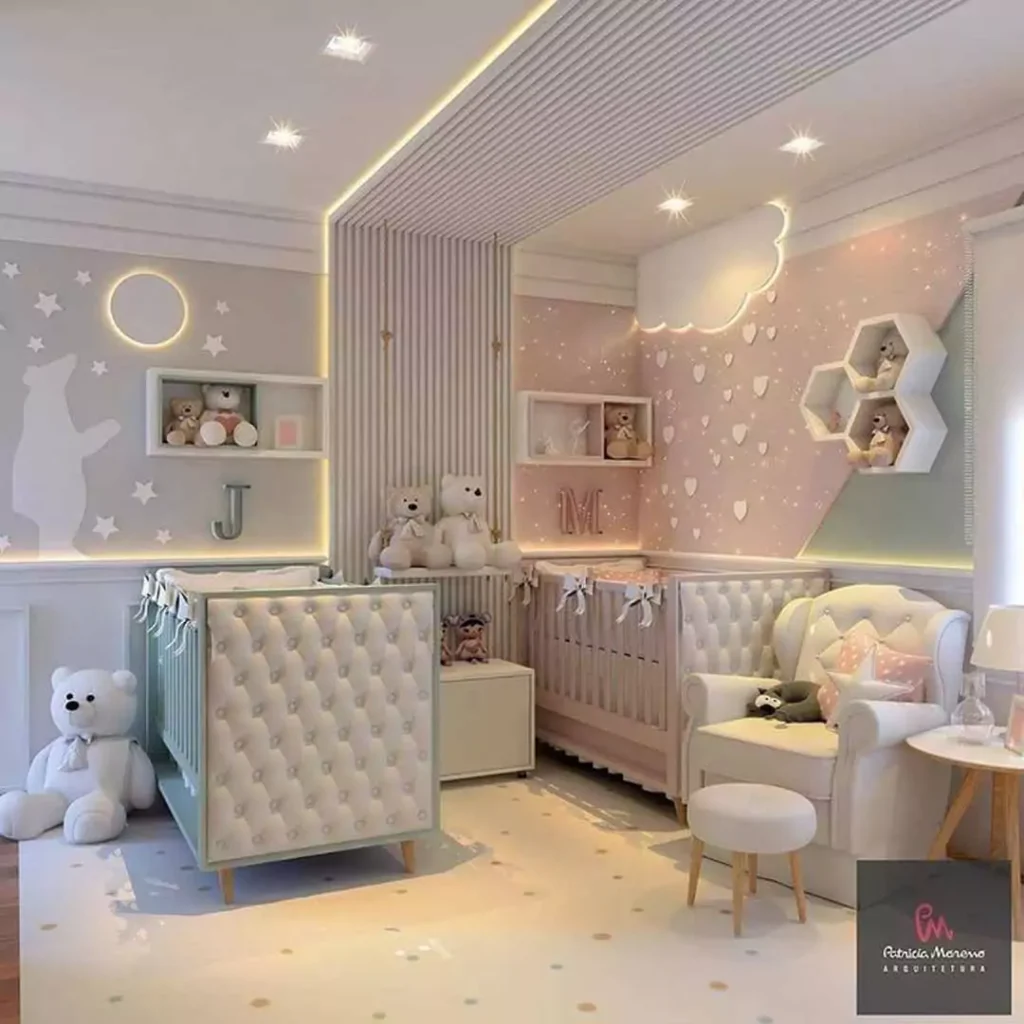 بهترین طراحی اتاق خواب نوزادان دوقلو 2023