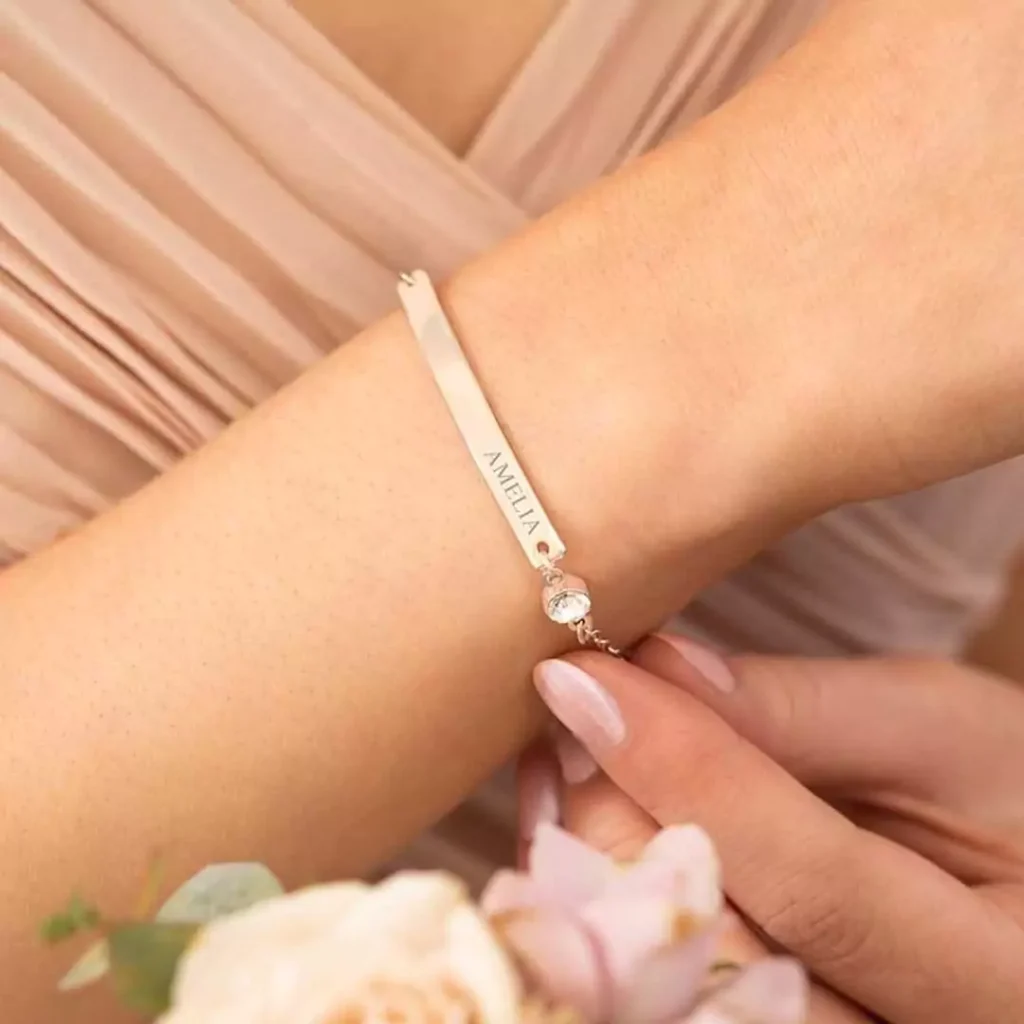 جذاب ترین مدل های دستبند دخترانه طلا طرح اسم