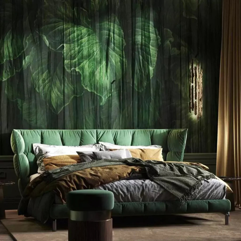 جذاب ترین دیزاین اتاق خواب به سبک استوایی