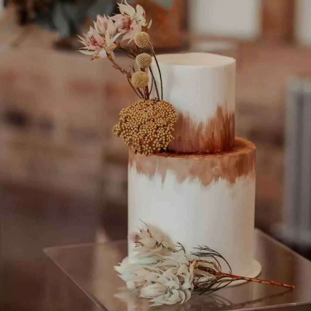 عالی ترین کیک جشن نامزدی با تم پاییزی