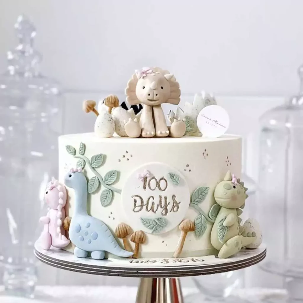 جالب ترین مدل کیک تولد کودکانه با تم دایناسور