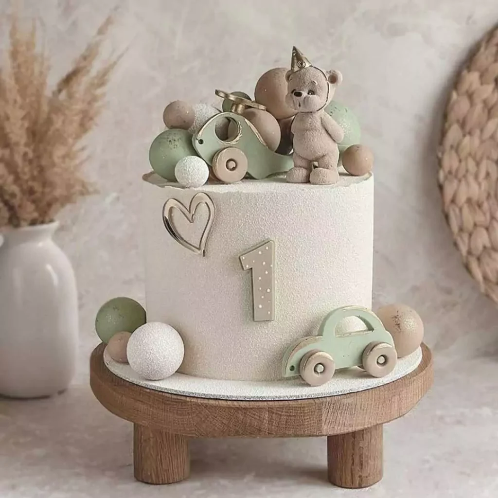 کیک تولد خرس تدی خوشمزه