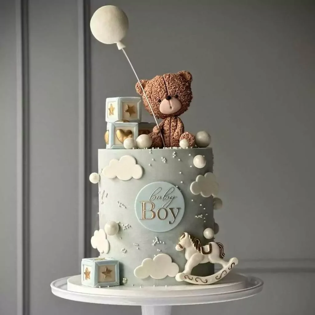 کیک تولد خرس تدی کیوت
