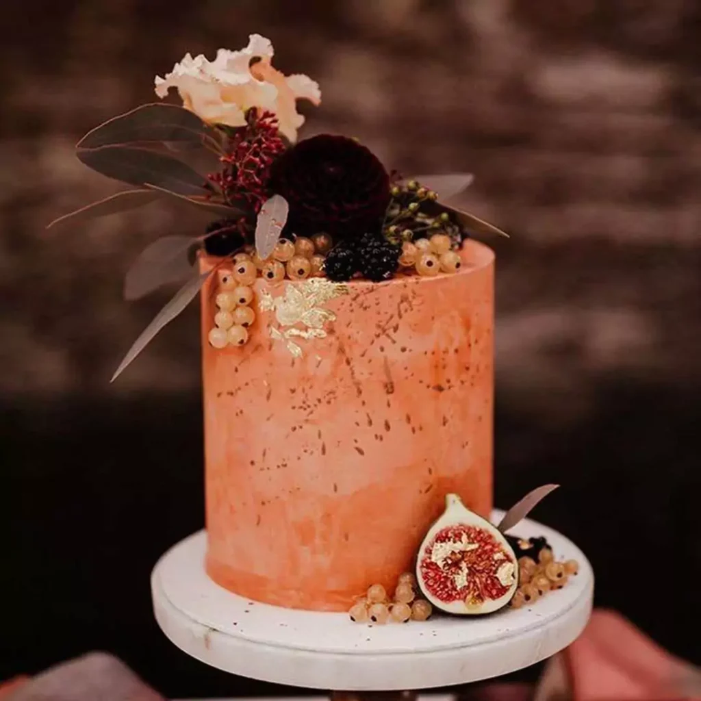 خاص ترین کیک عروسی با رنگ ترند 2024