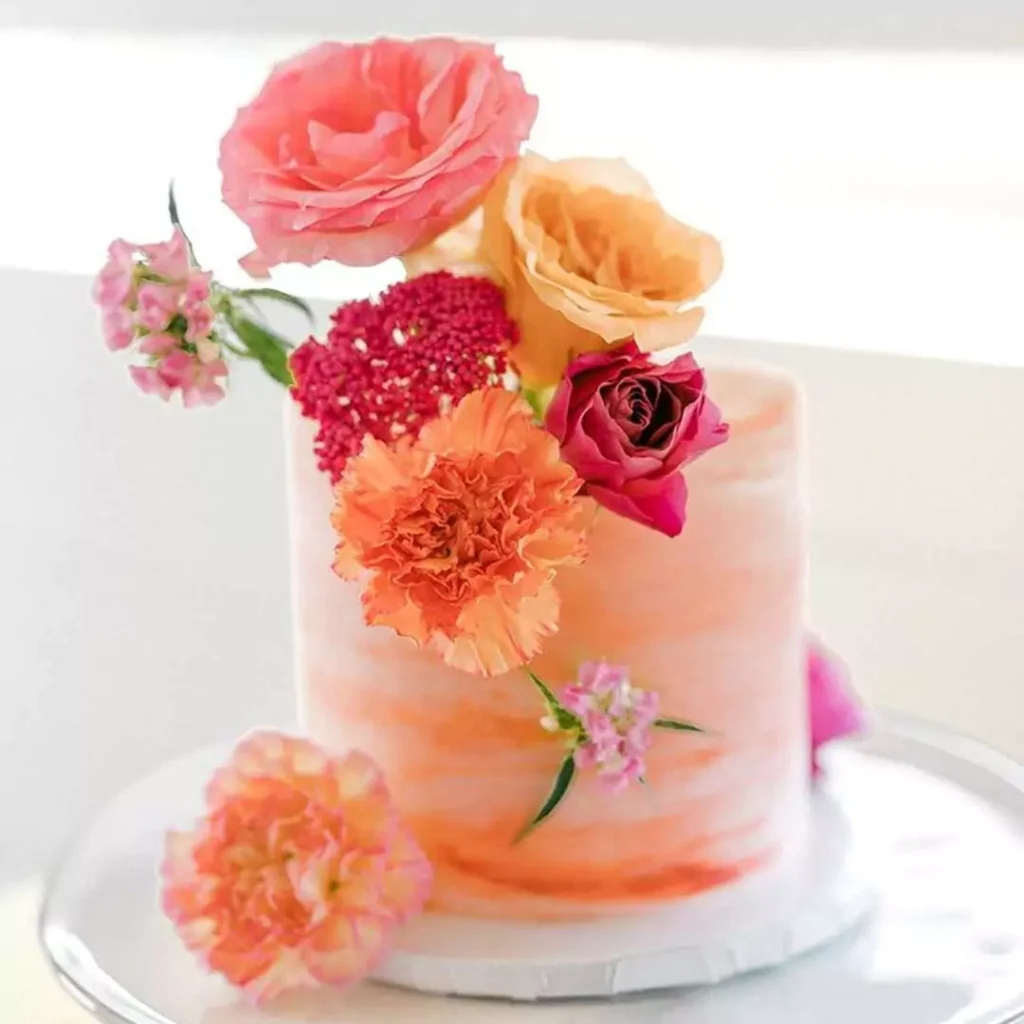 جذاب ترین کیک عروسی با رنگ ترند 2024