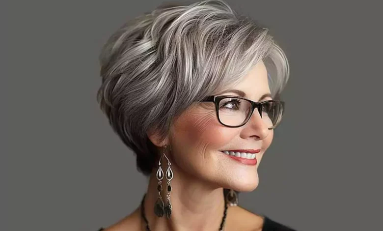 جالب ترین مدل مو کوتاه برای خانم های بالای 60 سال