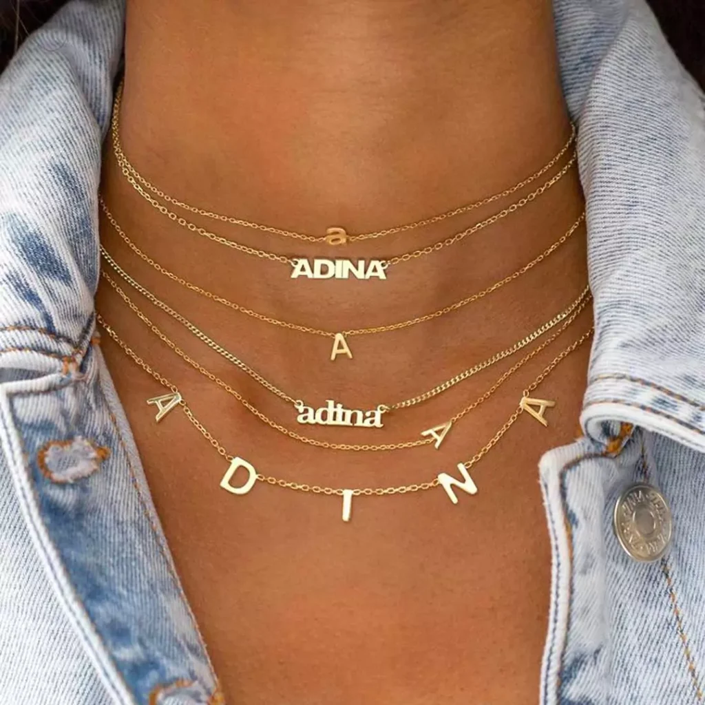 شیک ترین مدل های گردنبند زنانه از برند Adina Eden