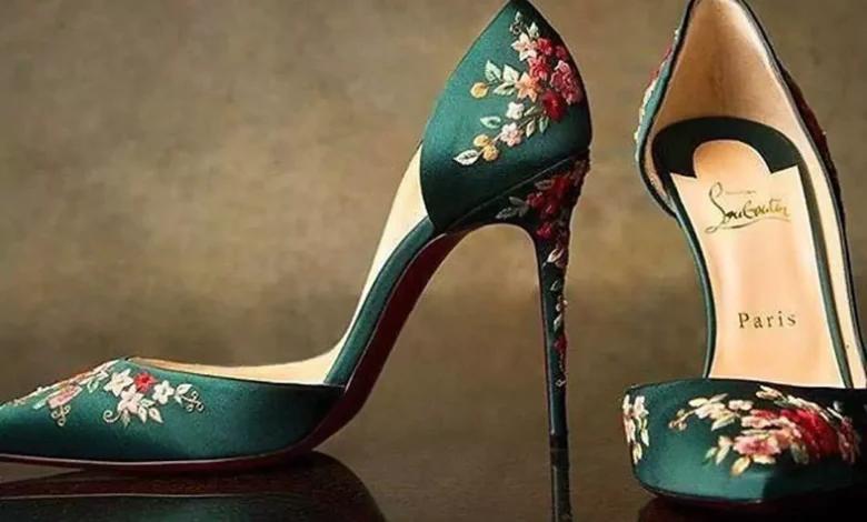 جالب ترین مدل های کفش مجلسی پاشنه بلند سبز زنانه