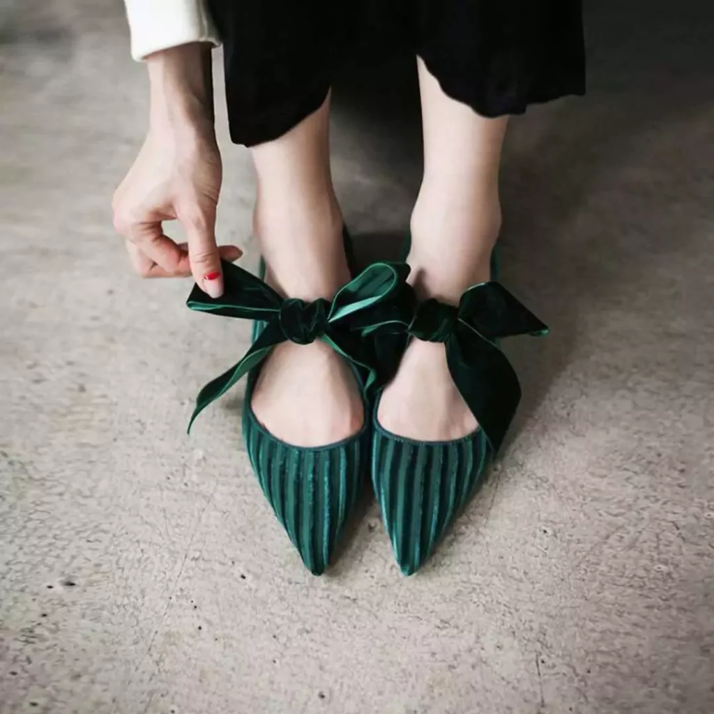کیوت ترین مدل های کفش مجلسی پاشنه بلند سبز زنانه