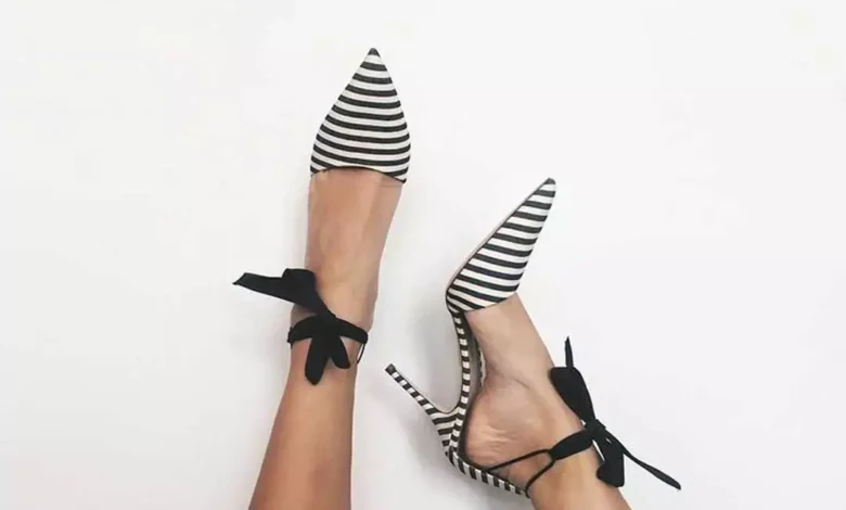 زیباترین مدل های کفش مجلسی زنانه سیاه و سفید