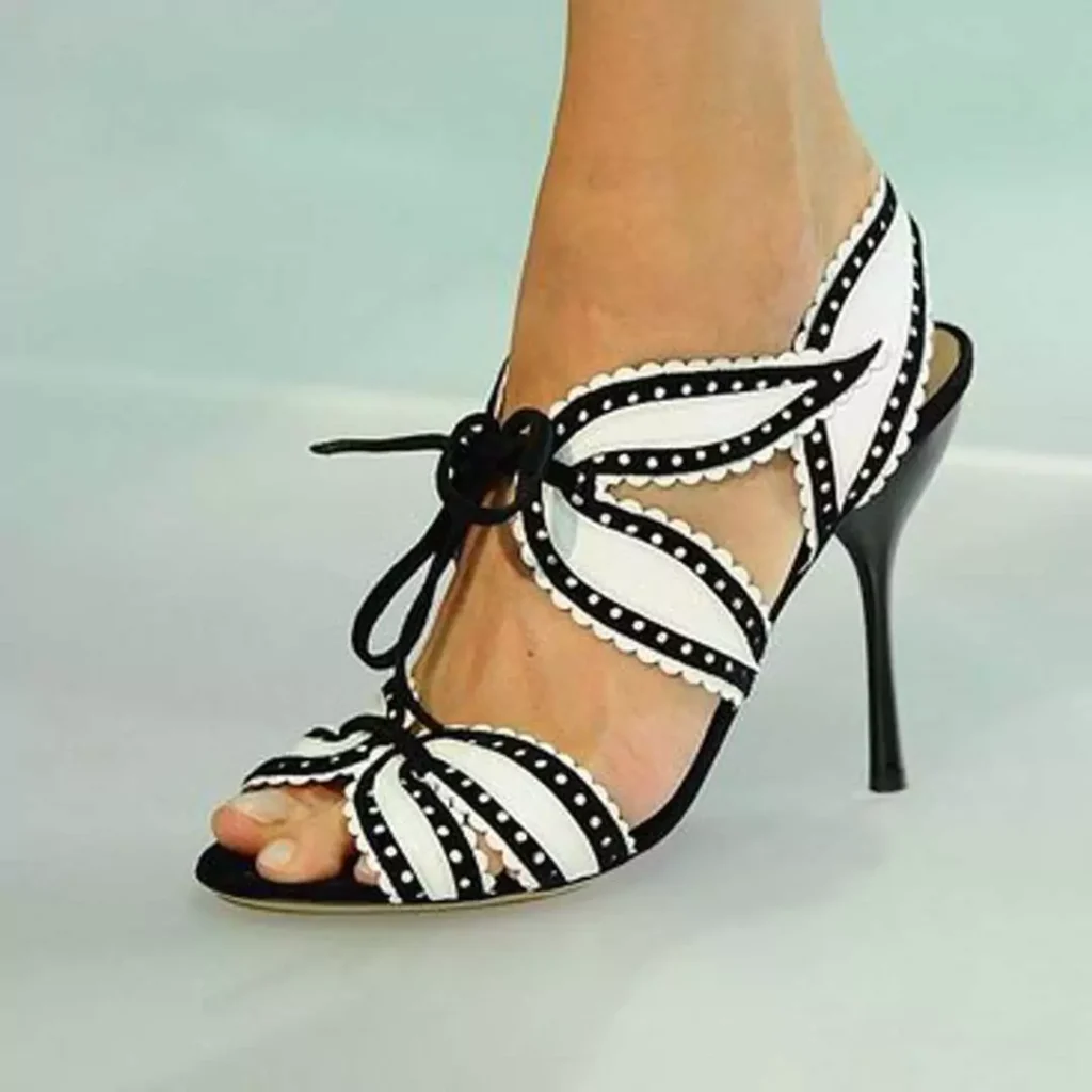 جذاب ترین مدل های کفش مجلسی زنانه سیاه و سفید