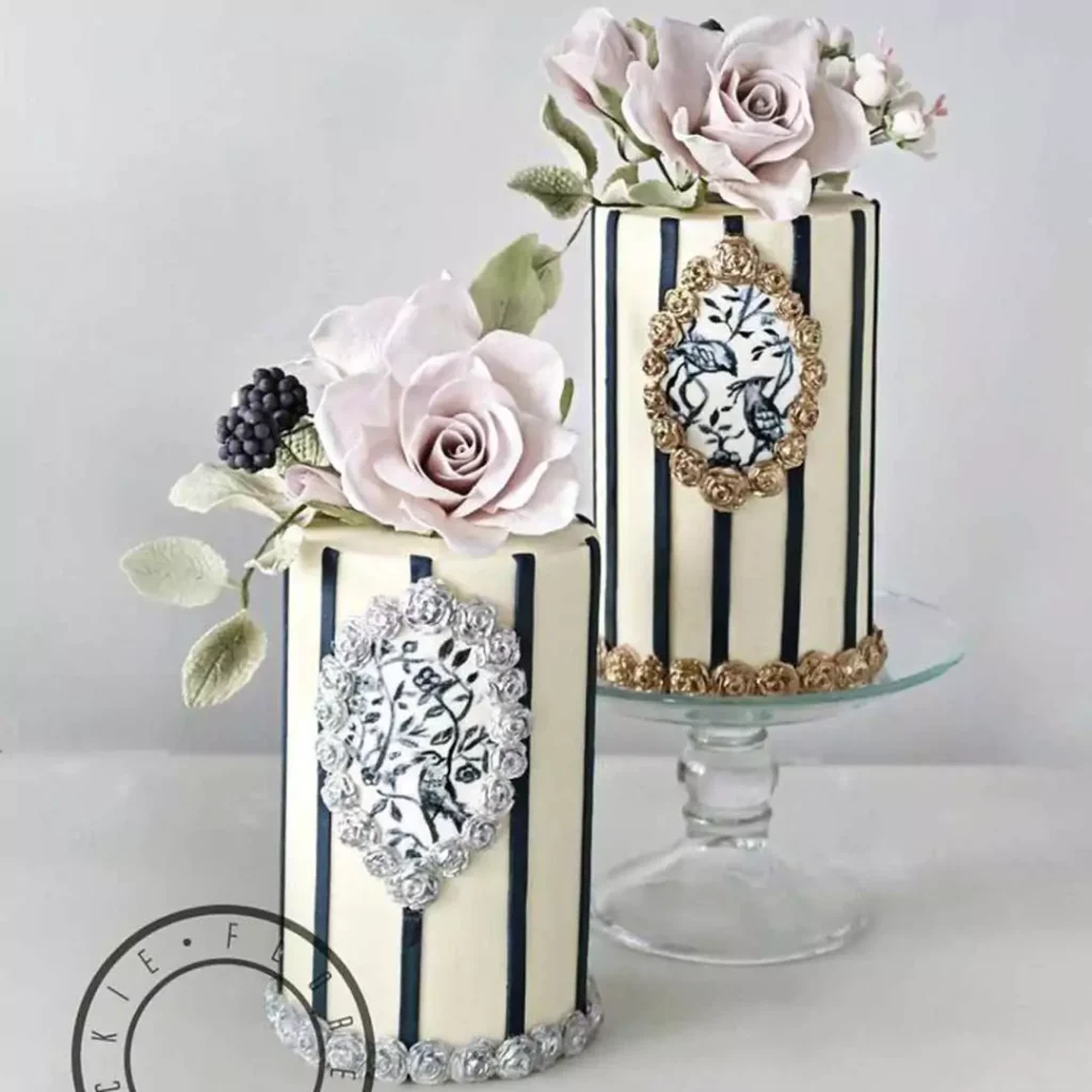 ذوست داشتنی ترین کیک تولد سیاه و سفید