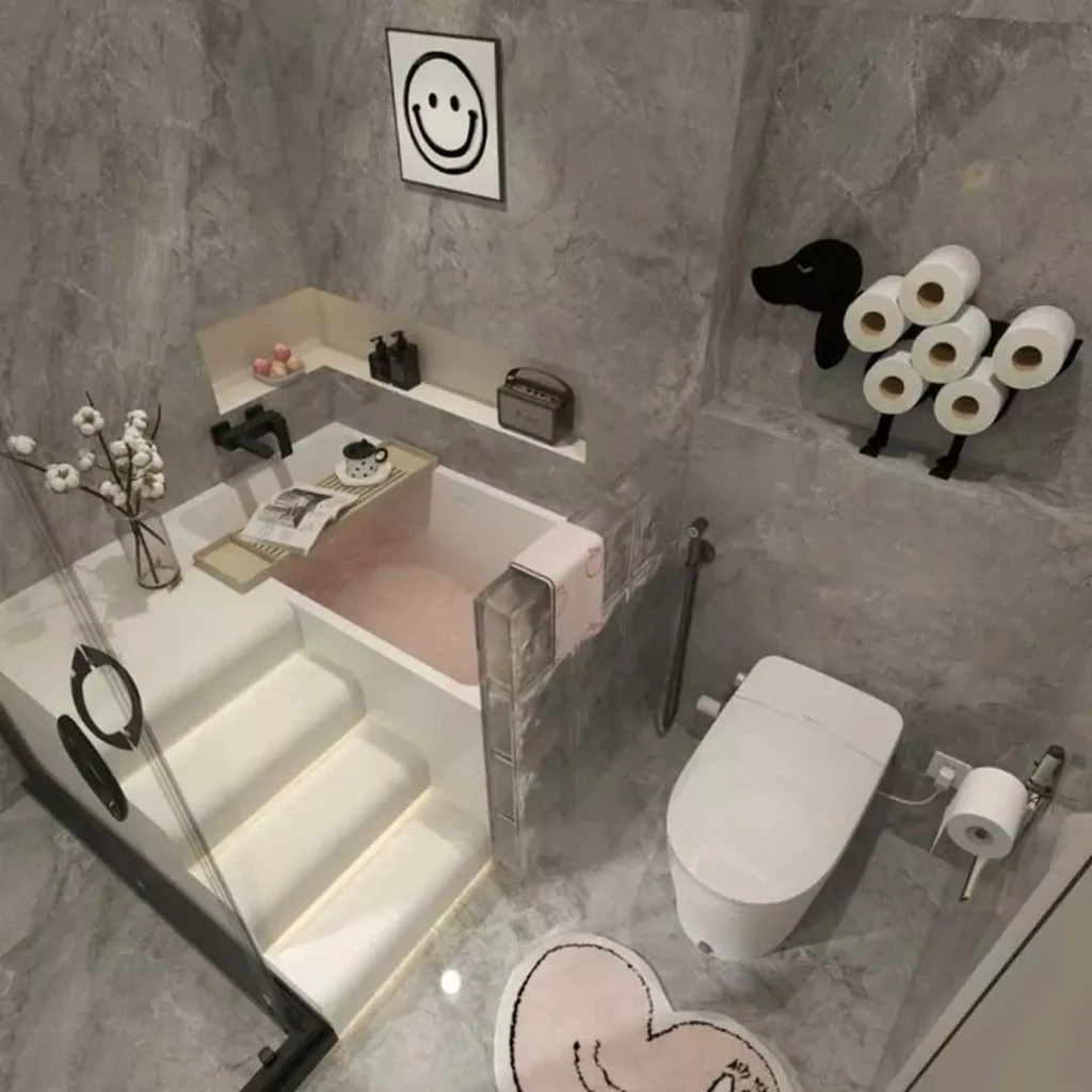 زیباترین طراحی حمام و سرویس بهداشتی اتاق کودک
