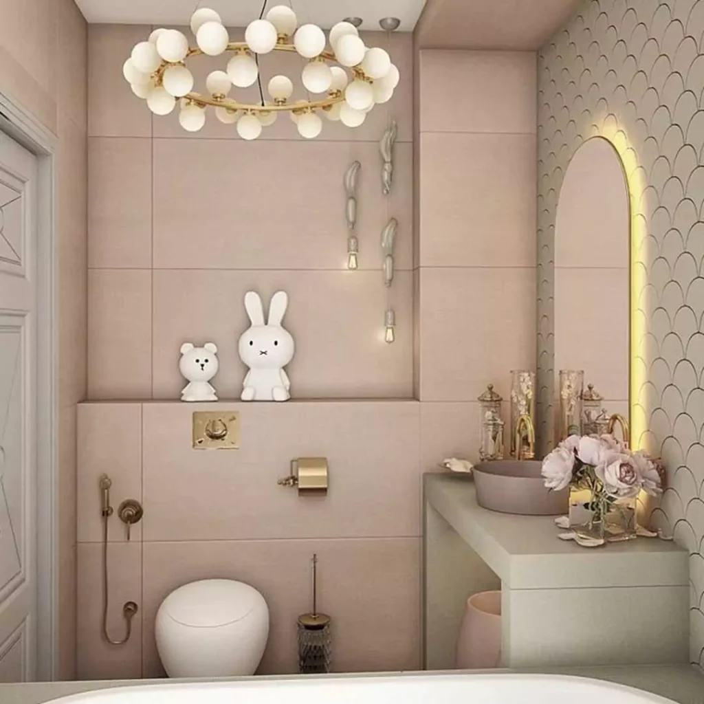 عالی ترین طراحی حمام و سرویس بهداشتی اتاق کودک