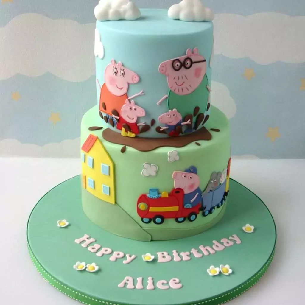 جالب ترین کیک تولد peppa pig