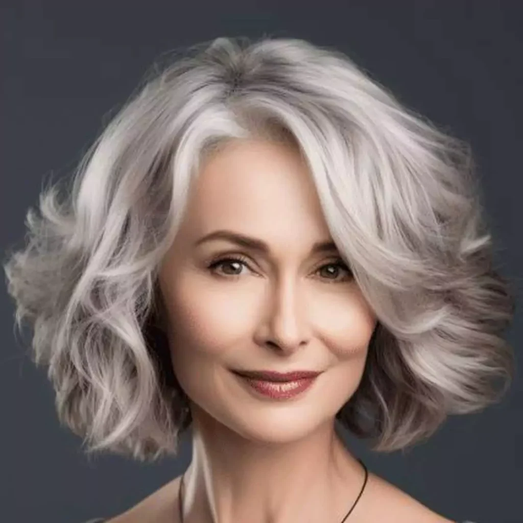 متفاوت ترین براشینگ مو برای خانم های بالای 60 سال