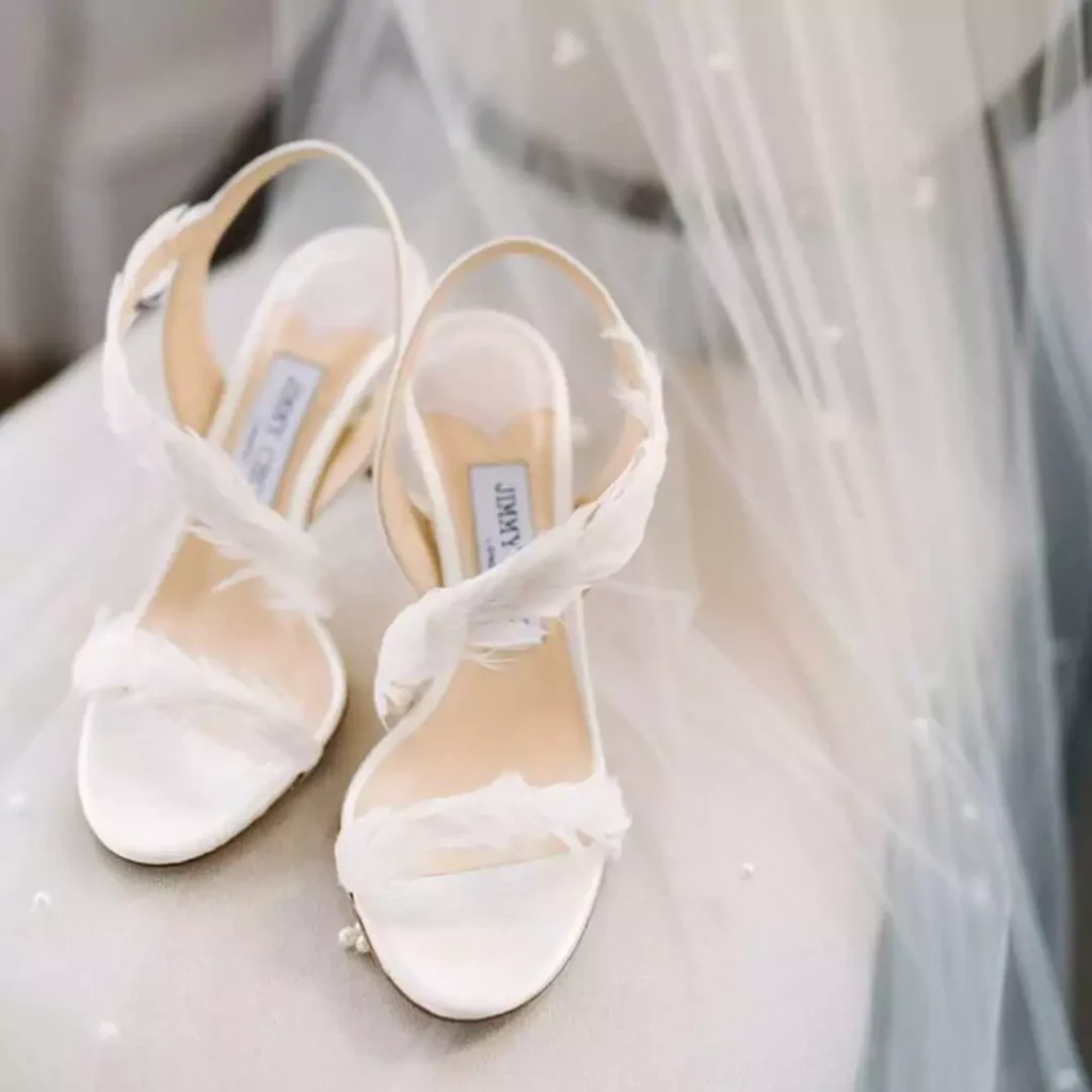 قشنگ ترین کفش پاشنه بلند جلوباز عروس