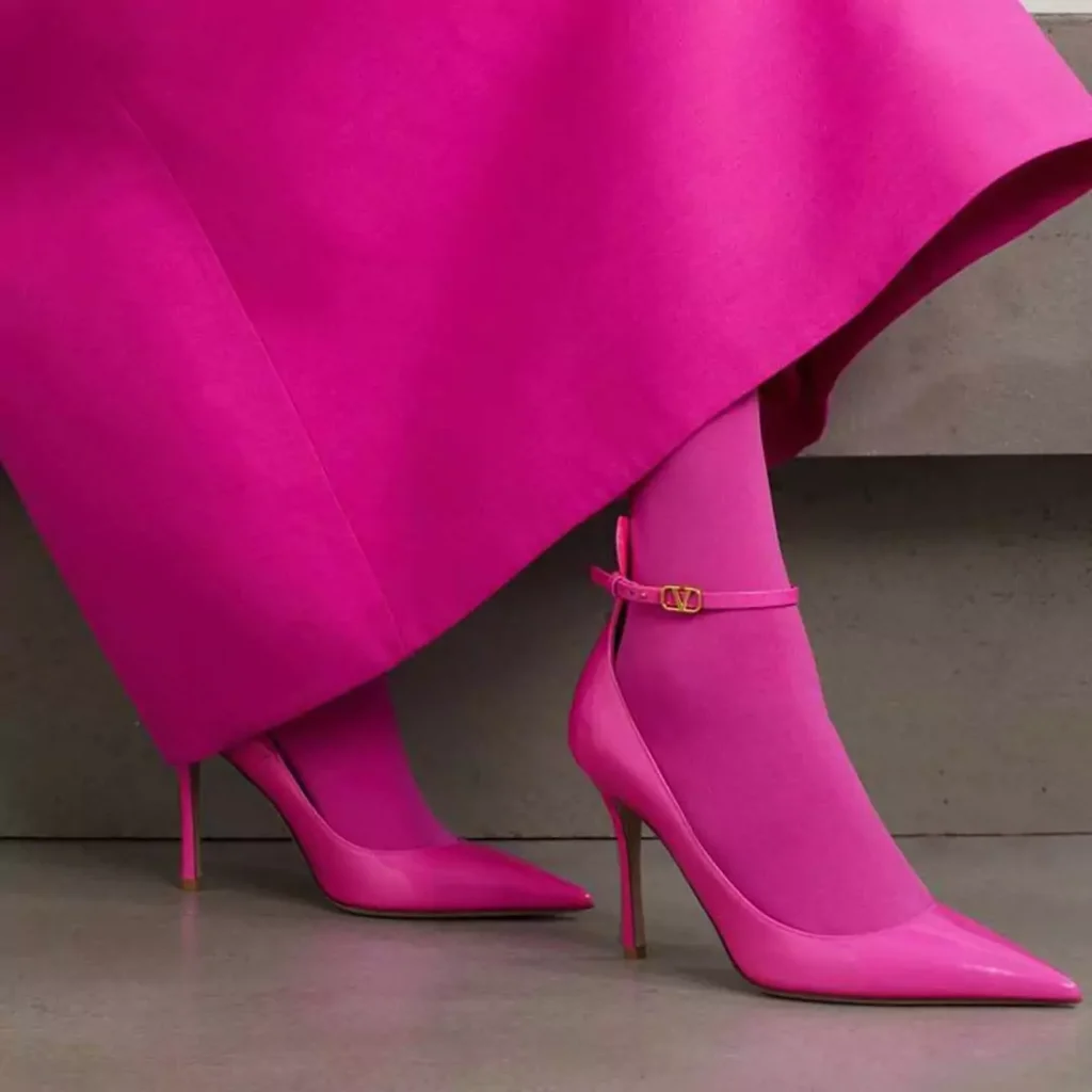 عالی ترین کفش مجلسی پاشنه بلند Valentino