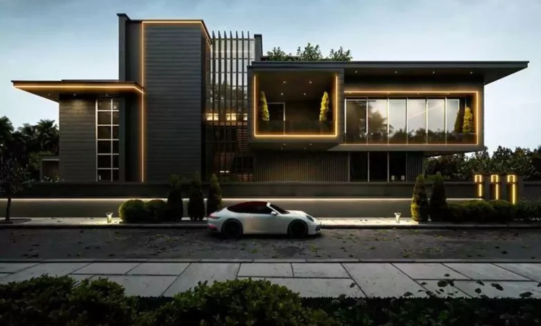 محبوب ترین طراحی نمای بیرونی خانه های لوکس ویلایی