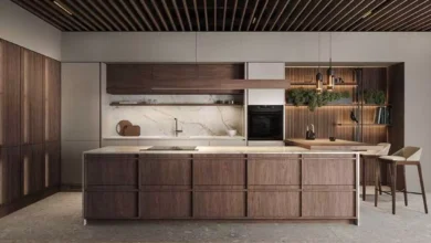 جدیدترین مدل طراحی آشپزخانه مینیمال به سبک Japandi