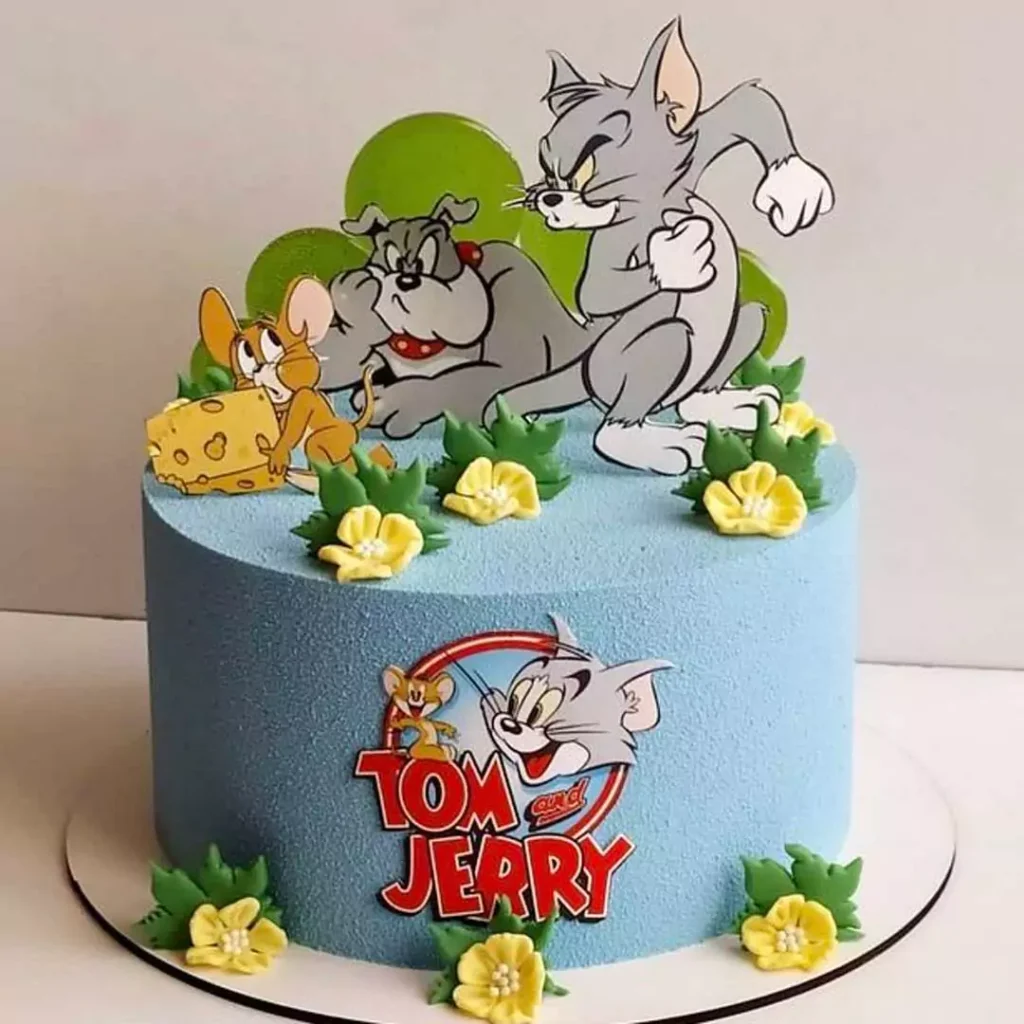 قشنگ ترین کیک تولد تام و جری