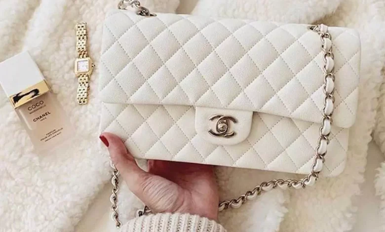 زیباترین کیف چرم سفید زنانه 2024
