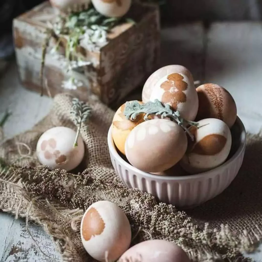 پرطرفدارترین تزیین تخم مرغ هفت سین با رنگ طبیعی