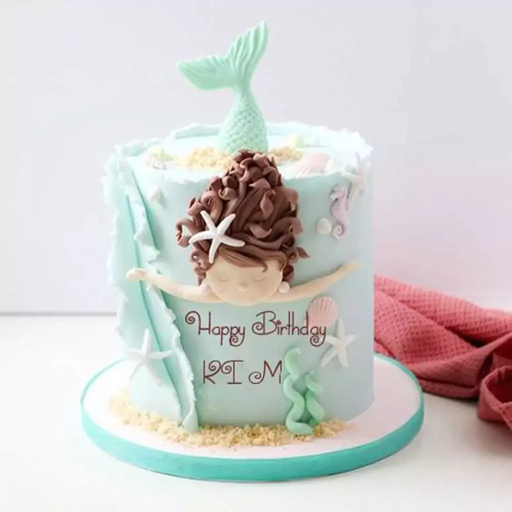متفاوت ترین کیک تولد دخترانه با تم پری دریایی