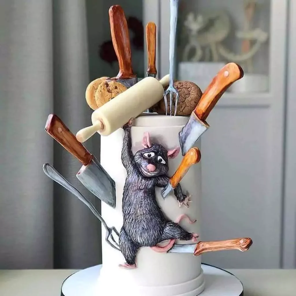 خلاقانه ترین کیک تولد با تم آشپزی