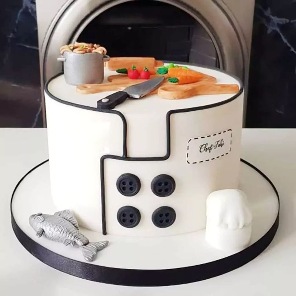 به روزترین کیک تولد با تم آشپزی