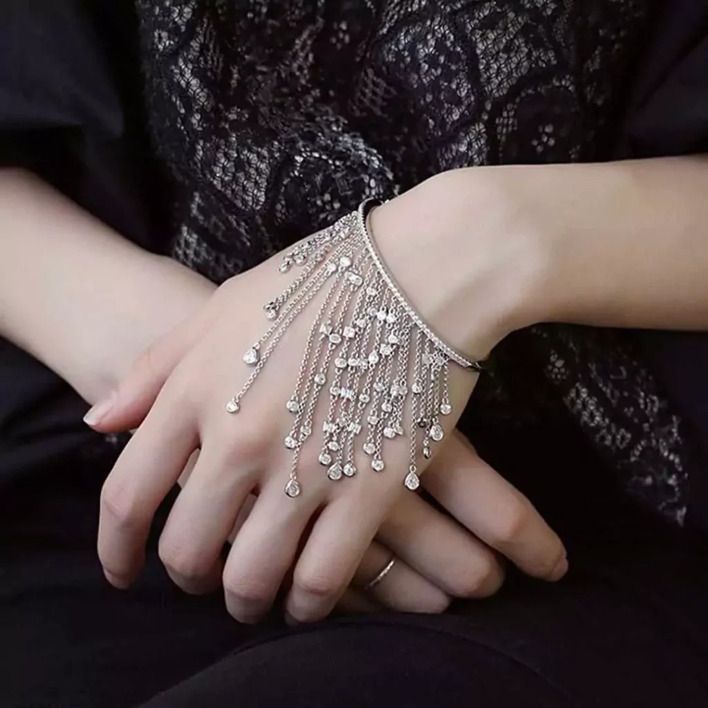 ناب ترین مدل طلا جواهرات تزیینی دست زنانه