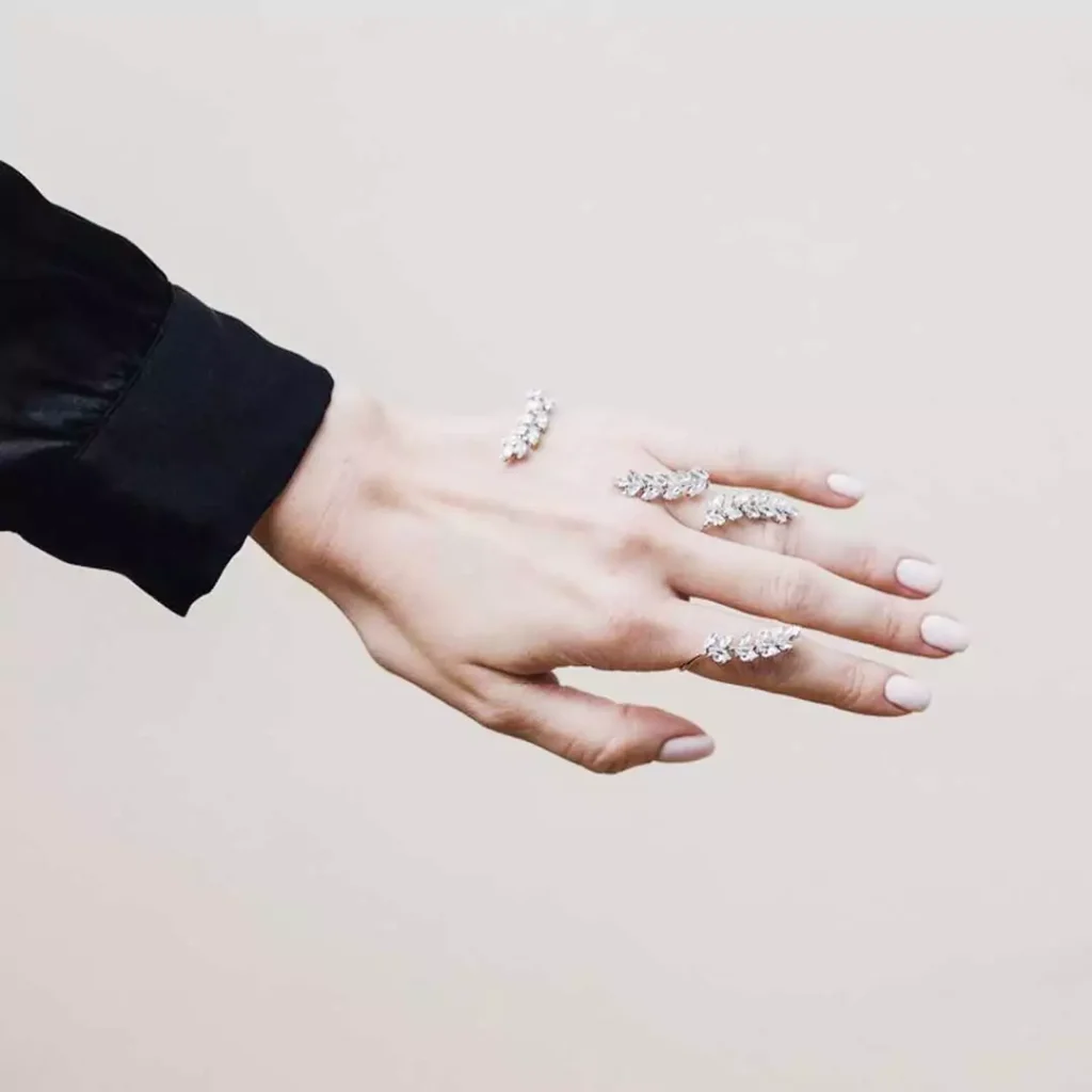 جدیدترین مدل طلا جواهرات تزیینی دست زنانه