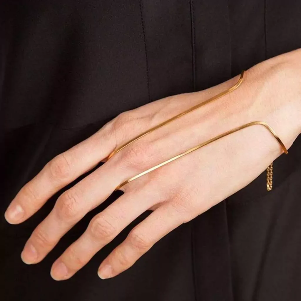 ظریف ترین مدل طلا جواهرات تزیینی دست زنانه