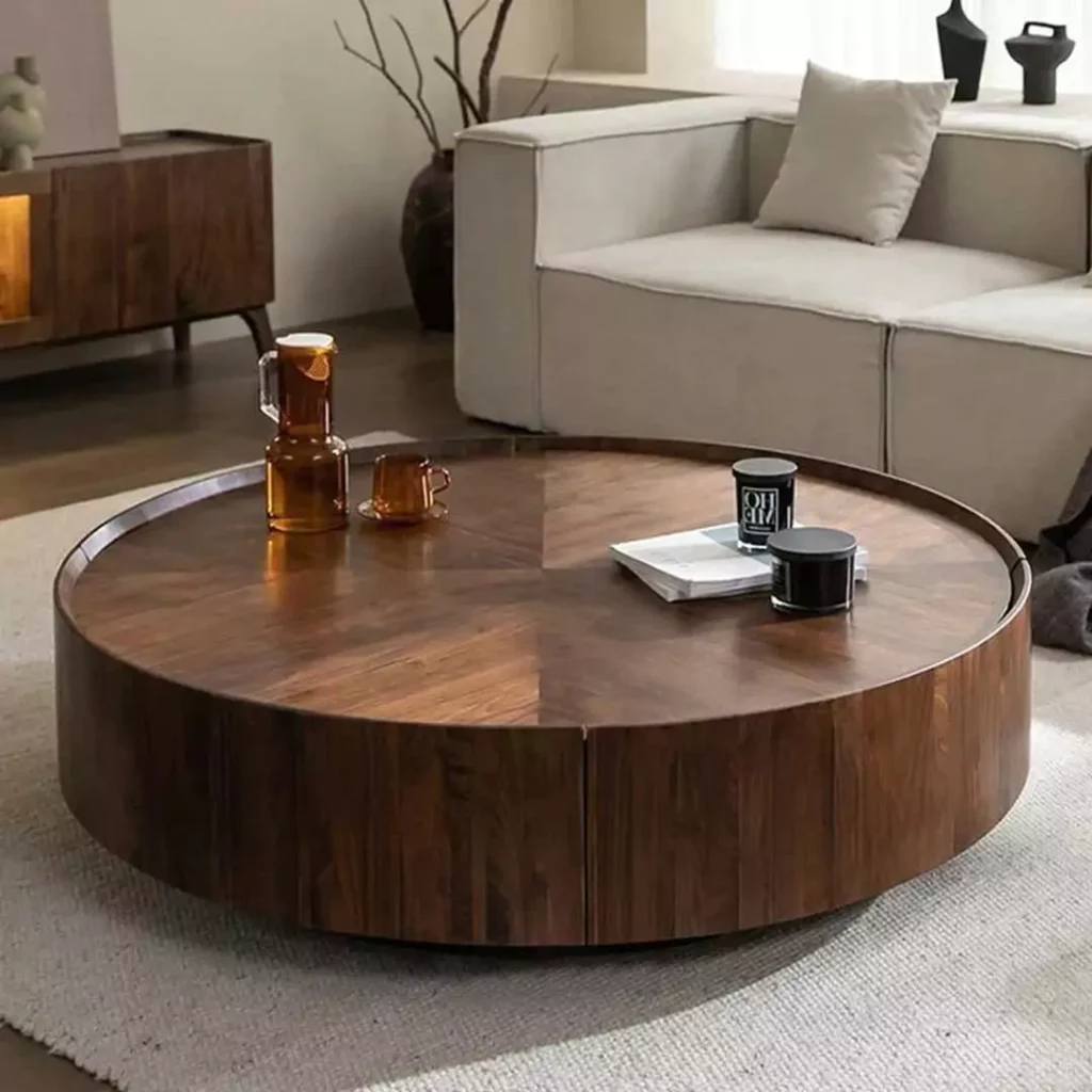 عالی ترین میز جلو مبلی چوبی مینیمال